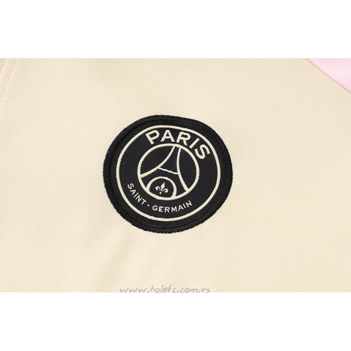 Chandal de Sudadera del Paris Saint-Germain Jordan Nino 2024-2025 Amarillo